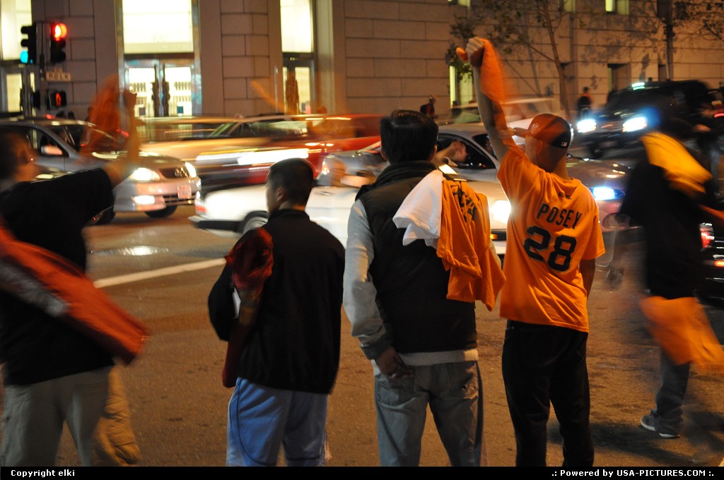 Picture by elki: San Francisco Californie   giants world series 2010