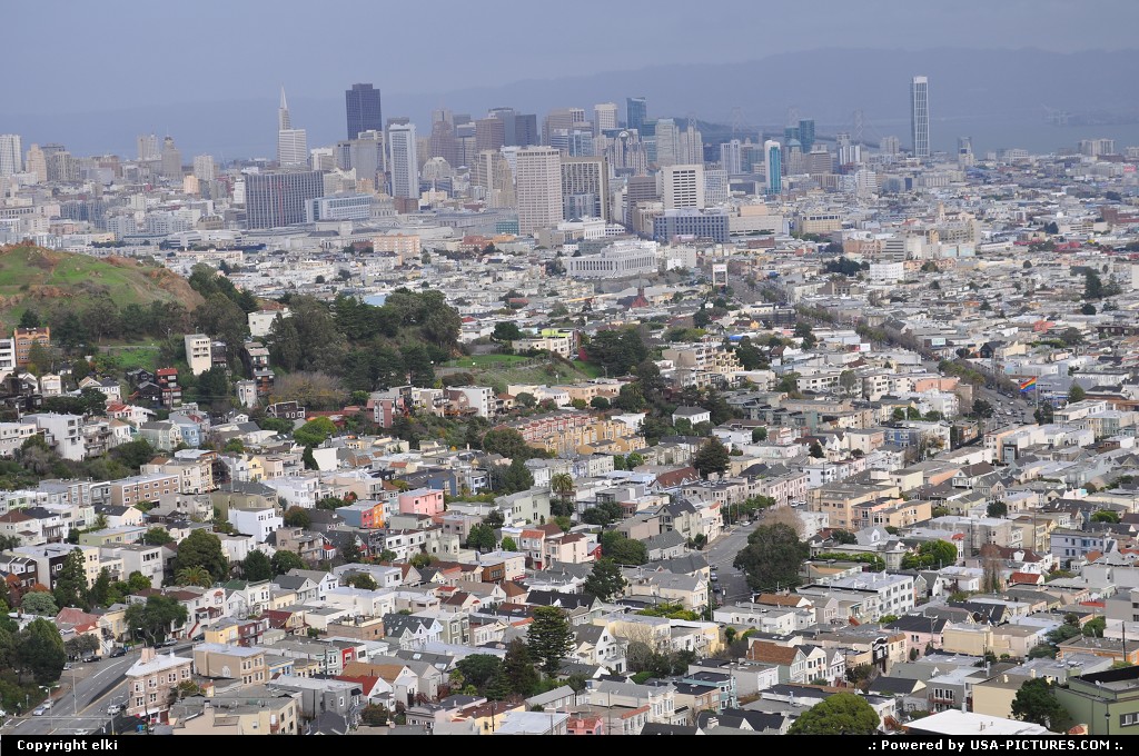 Picture by elki: San Francisco California   twin peaks san francisco california