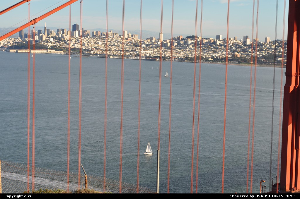 Picture by elki: San Francisco Californie   golden gate bridge