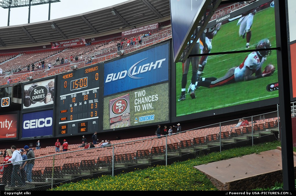 Picture by elki: San Francisco California   San Fancisco, 49 ers, play off