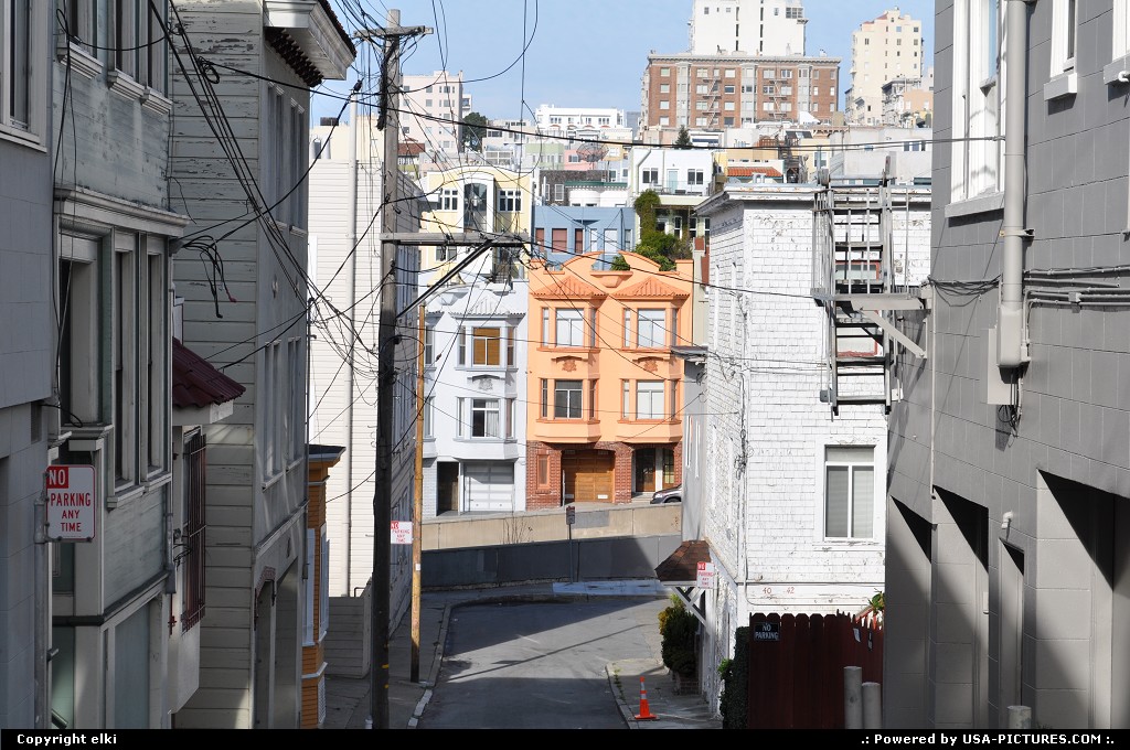 Picture by elki: San Francisco California   houses, san francisco
