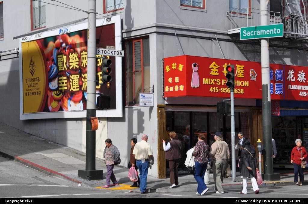 Picture by elki: San Francisco California   san francisco chinatown