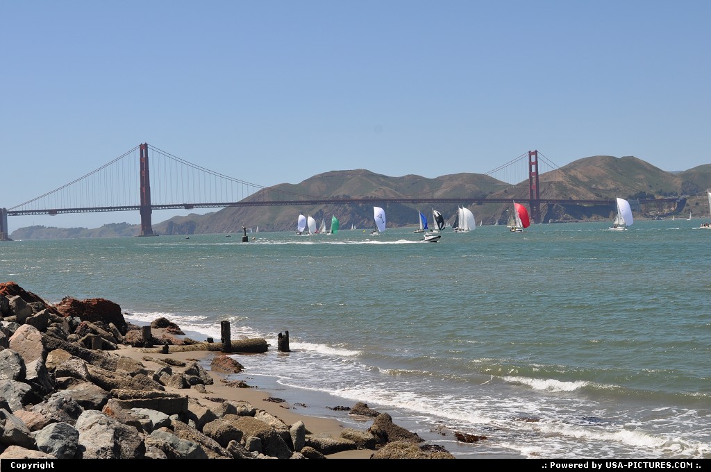 Picture by elki: San Francisco California   San Francisco Golden Gate Bridge
