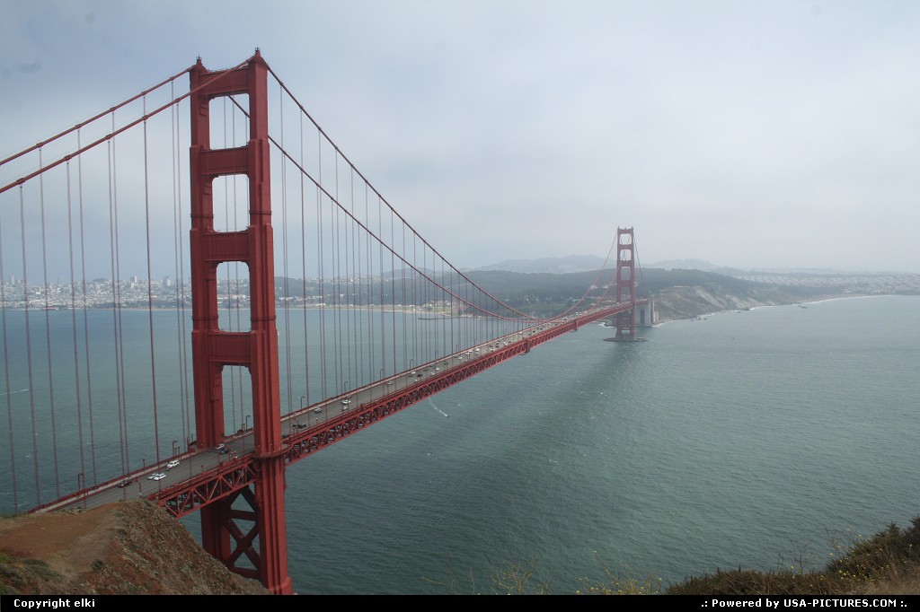 Picture by elki: San Francisco California   Golden gate bridge san francisco