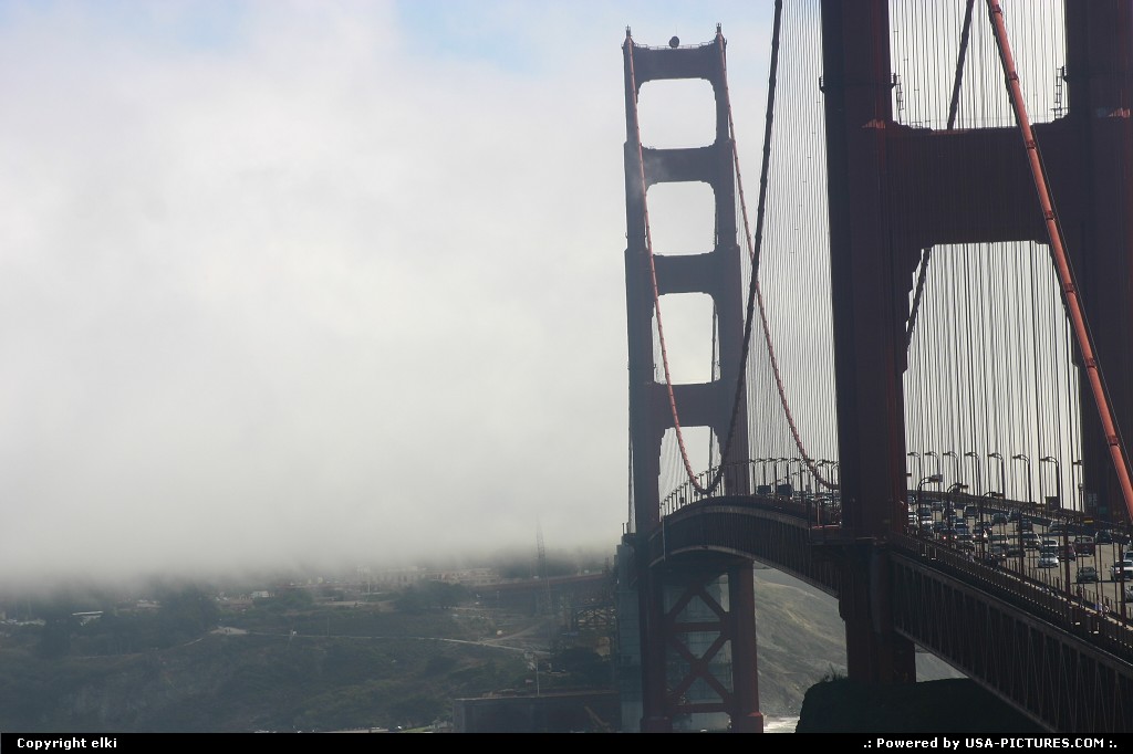 Picture by elki: San Francisco California   The golden gate bridge
