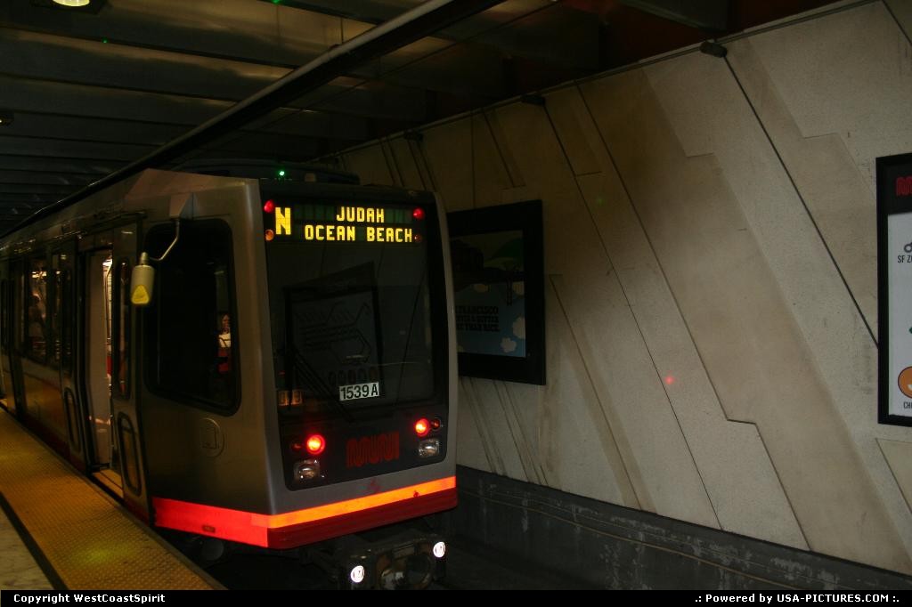 Picture by WestCoastSpirit: San Francisco Californie   metro, BART, commute