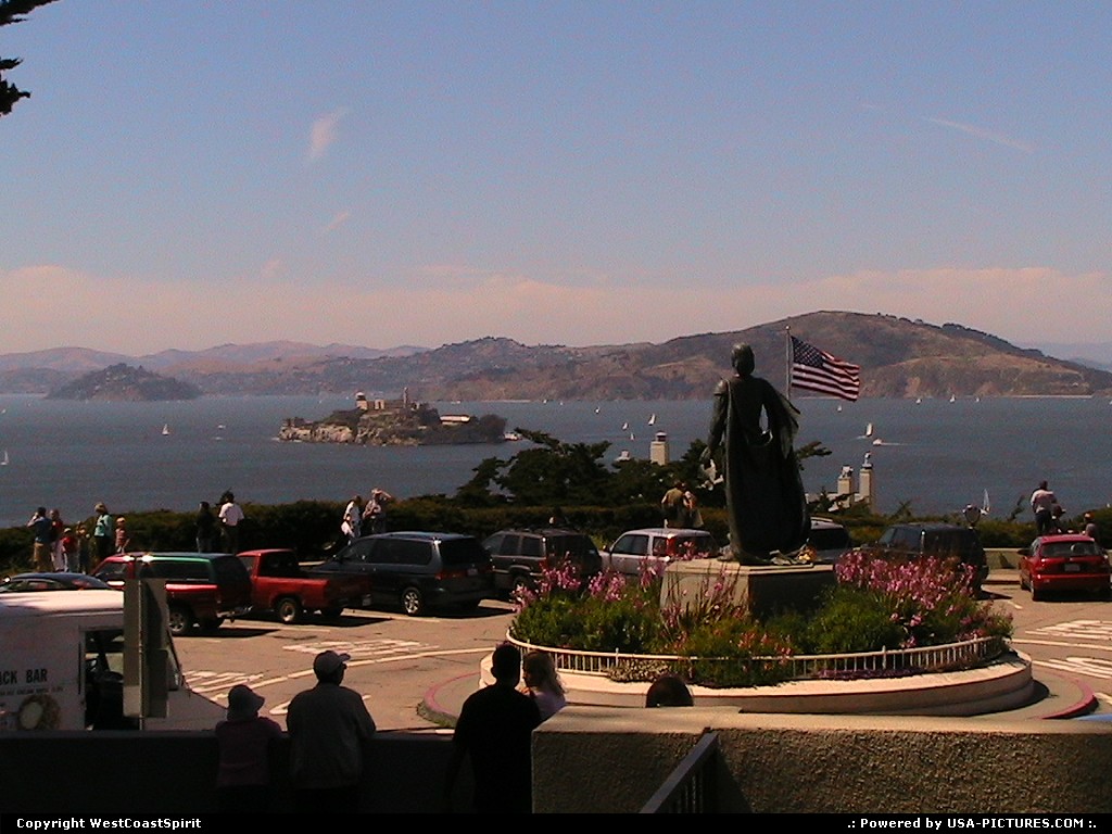 Picture by WestCoastSpirit: San Francisco California   coit tower, isle, prison, jail, alcatraz