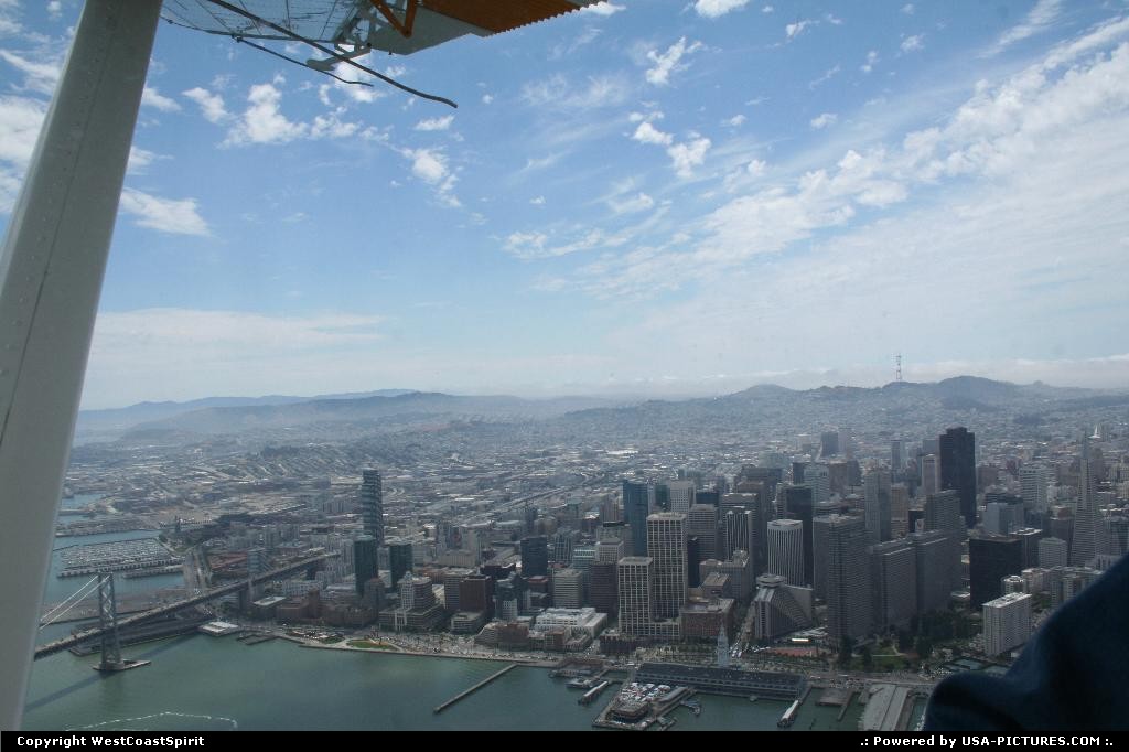 Picture by WestCoastSpirit: San Francisco California   plane, sea plane, bay area, SF, golden gate