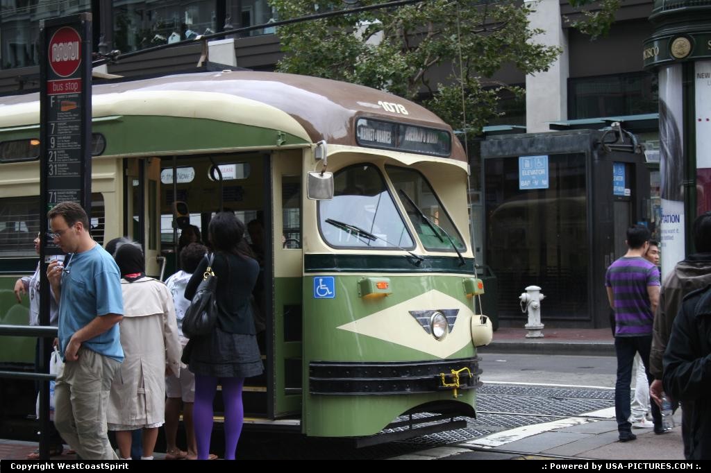 Picture by WestCoastSpirit: San Francisco California   tram, street cars, light rail, public transportation