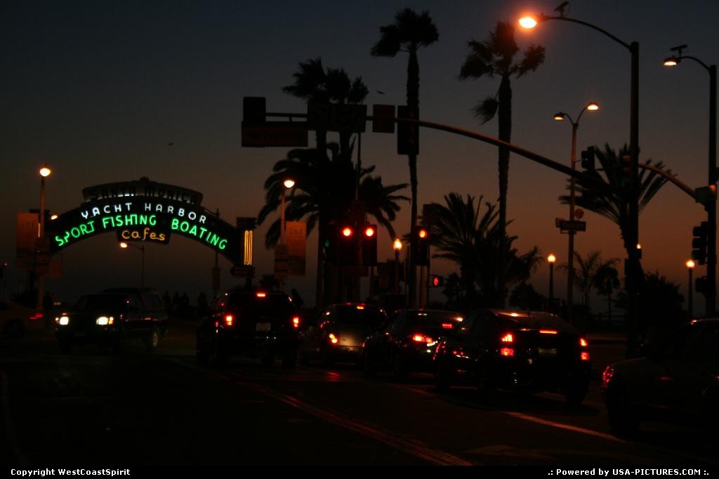 Picture by WestCoastSpirit: Santa Monica Californie   plage, surf, LA, parc, quai