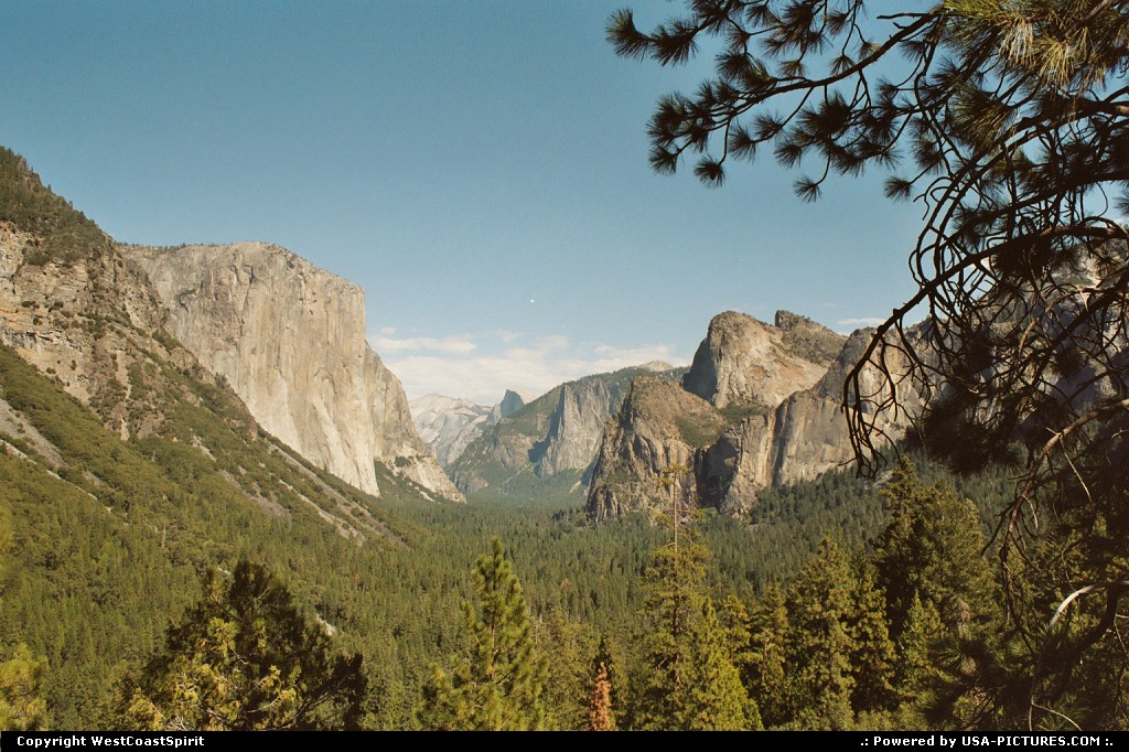 Picture by WestCoastSpirit:  California yosemite  hike, trail, cliffs, half dome