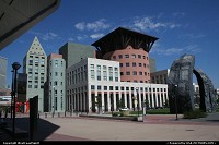 Denver : Denver' Library. This massive building, yet aesthetic, is located between the Denver Art Museum and the Colorado History Museum