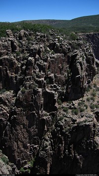 Views of the Rim of the Black Canyon of the Gunnison.