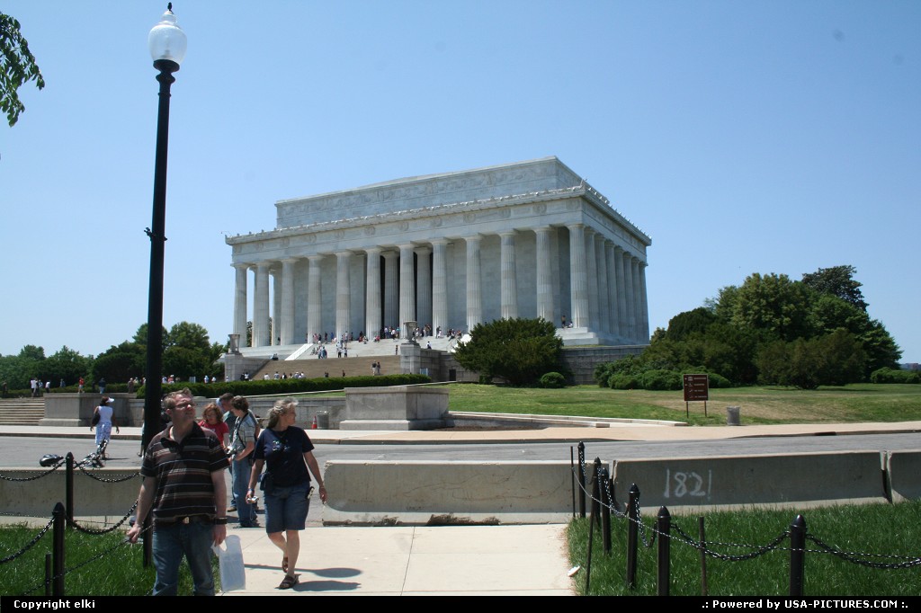 Picture by elki: Washington Dct-columbia   Lincoln Memorial 