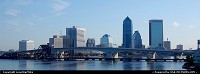 Photo by LoneStarMike | Jacksonville  downtown, skyscraper, skyline, waterfront, bridge,