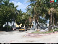 Floride, Arrive  Miami Beach sur le bras de mer situ  quelques ponts du centre de Miami.