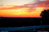 Florida Sunset in Mayport, FL outside of Jacksonville