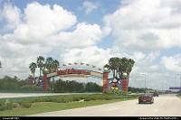 The Disney Gate from the freeway