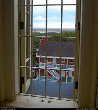 View from about halfway up the St. Augustine Lighthouse