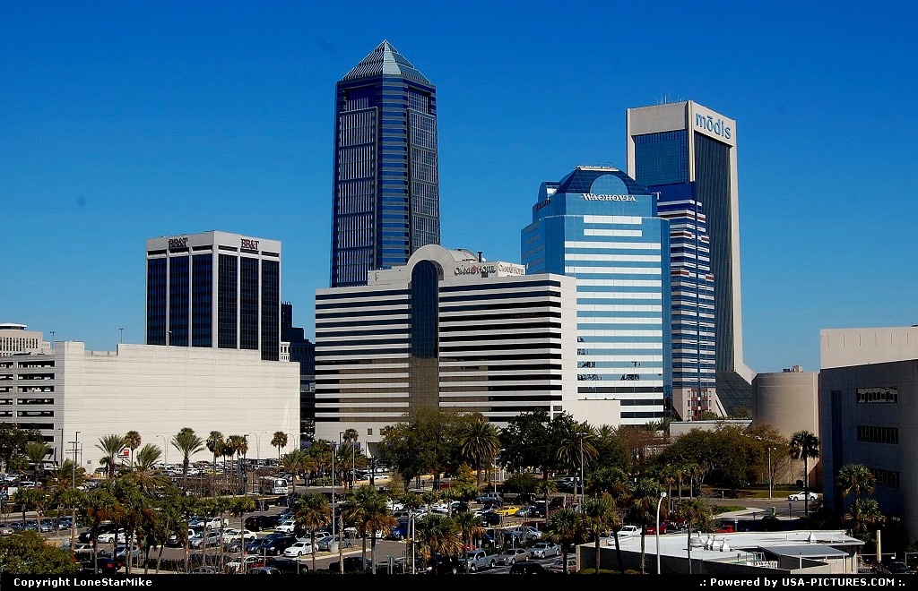 Picture by LoneStarMike: Jacksonville Florida   skyline, skyscraper