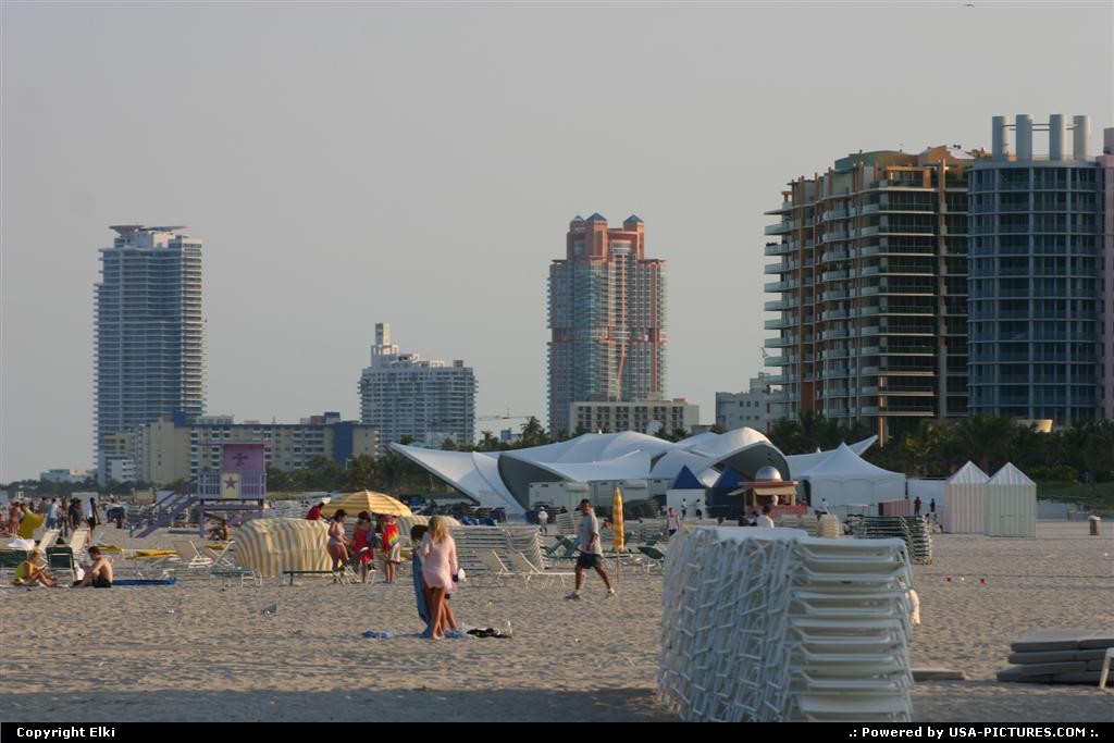 Picture by elki: Miami Floride   plage