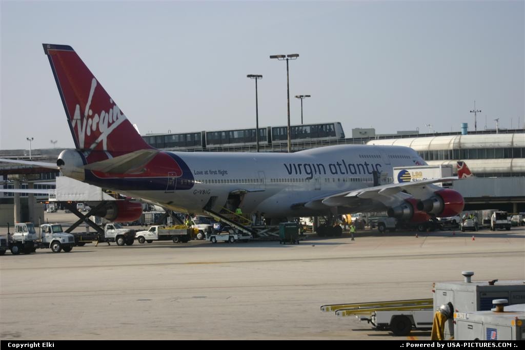 Picture by elki: Miami Florida   MIA, Boeing, 747