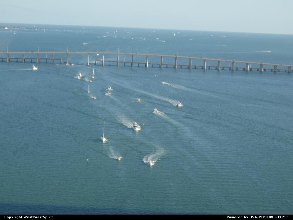 Picture by WestCoastSpirit: Miami Florida   boat, bridge, Collins Bridge