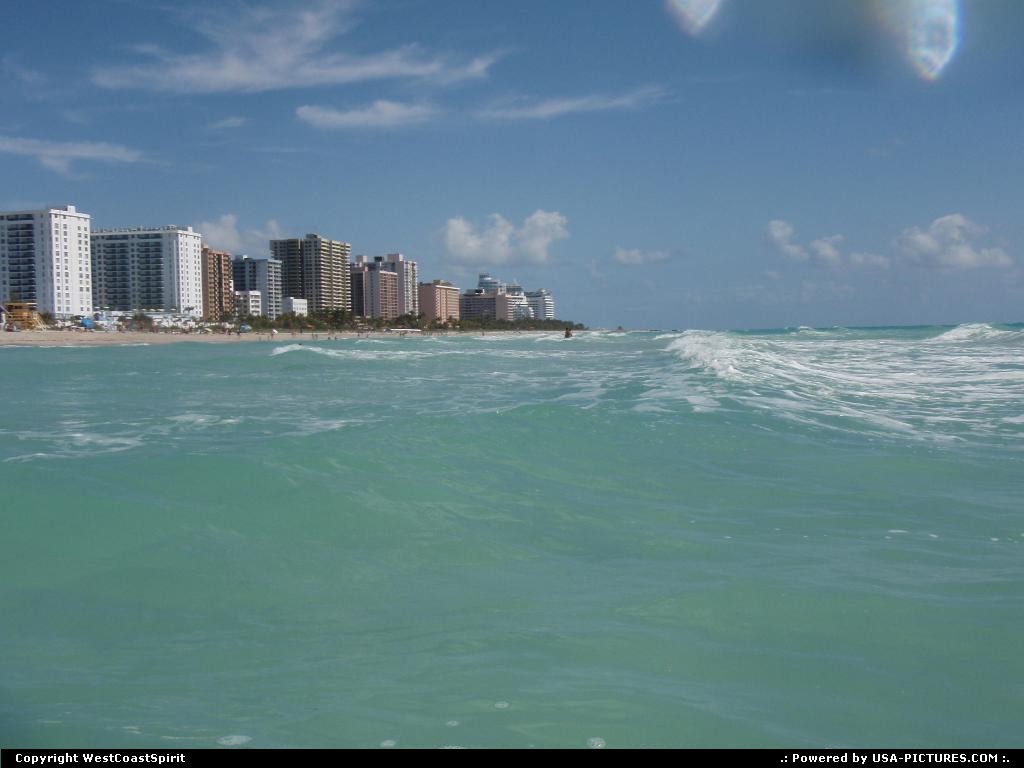 Picture by WestCoastSpirit: Miami Florida   beach, sea, sun