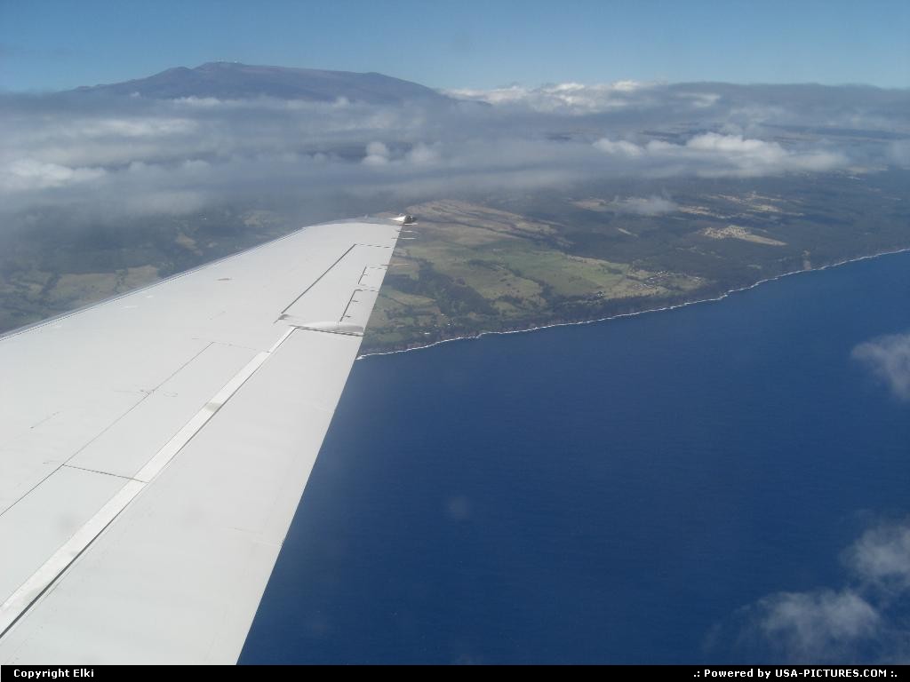 Picture by elki:  Hawaii   big island, boeing 717, hawaiian
