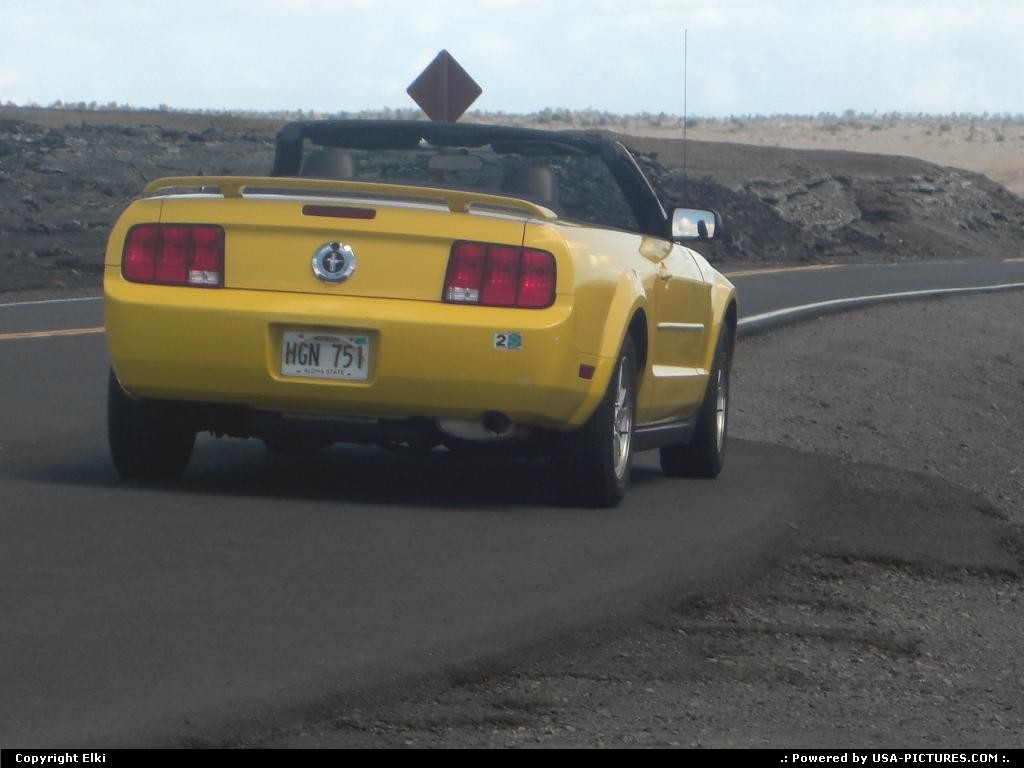 Picture by elki:  Hawaii Hawaii Volcanoes  ford, mustang