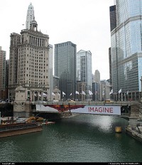 Chicago downtown. Chicago is a candidate city for the 2016 Olympic Games. 