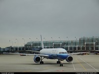 another Boeing 757-200 at ORD, here seen in the new United Airlines color scheme.
