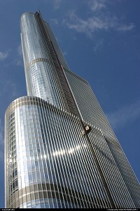 Illinois, Trump tower at chicago. 