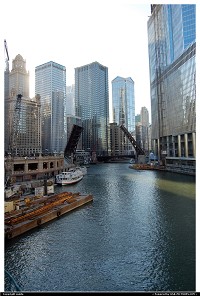 Chicago River. Chicago, IL