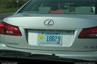 Paducah : Funny license plate on this Lexus Car