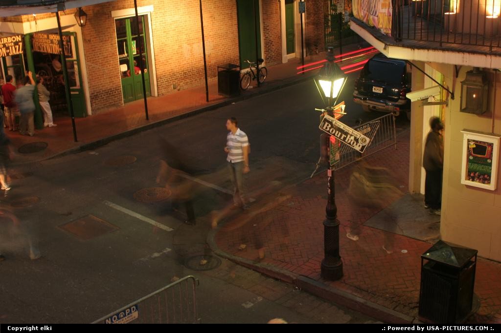 Picture by elki: New Orleans Louisiane   new orlans bourbon street