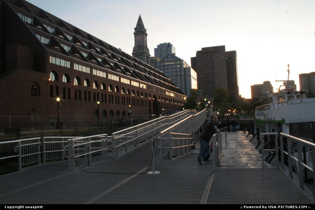 Picture by usaspirit: Boston Massachusetts   boston long wharf custom tower