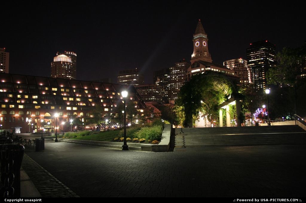 Picture by usaspirit: Boston Massachusetts   boston custom tower long wharf