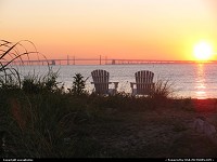 Maryland, Summer Sunrise over Cheasapeake Bay