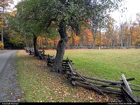 Maryland, Original wooden fence on Maryland route 495 south of Grantsville Maryland