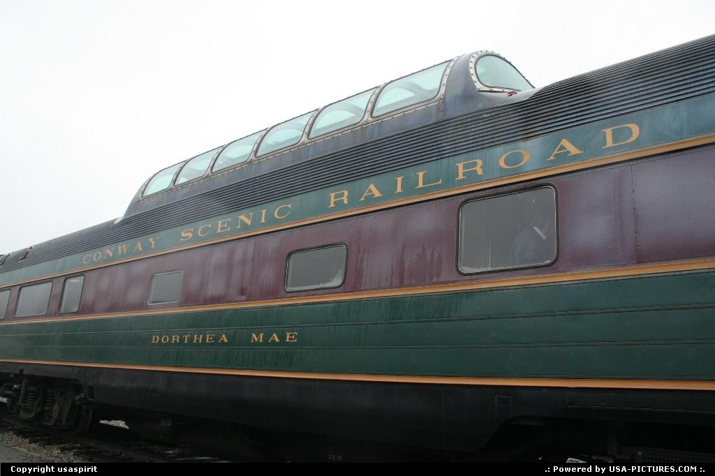 Picture by usaspirit: Not in a city New-Hampshire   conway scenic train