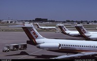Livery has changed, but TWA was then airing a swan song before its absorbtion by American Airlines a few weeks later. A trio of 