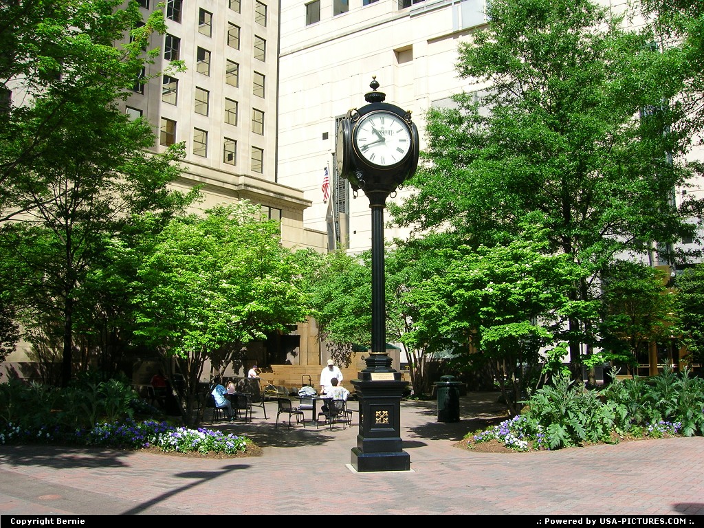 Picture by Bernie: Charlotte North-carolina   clock, city