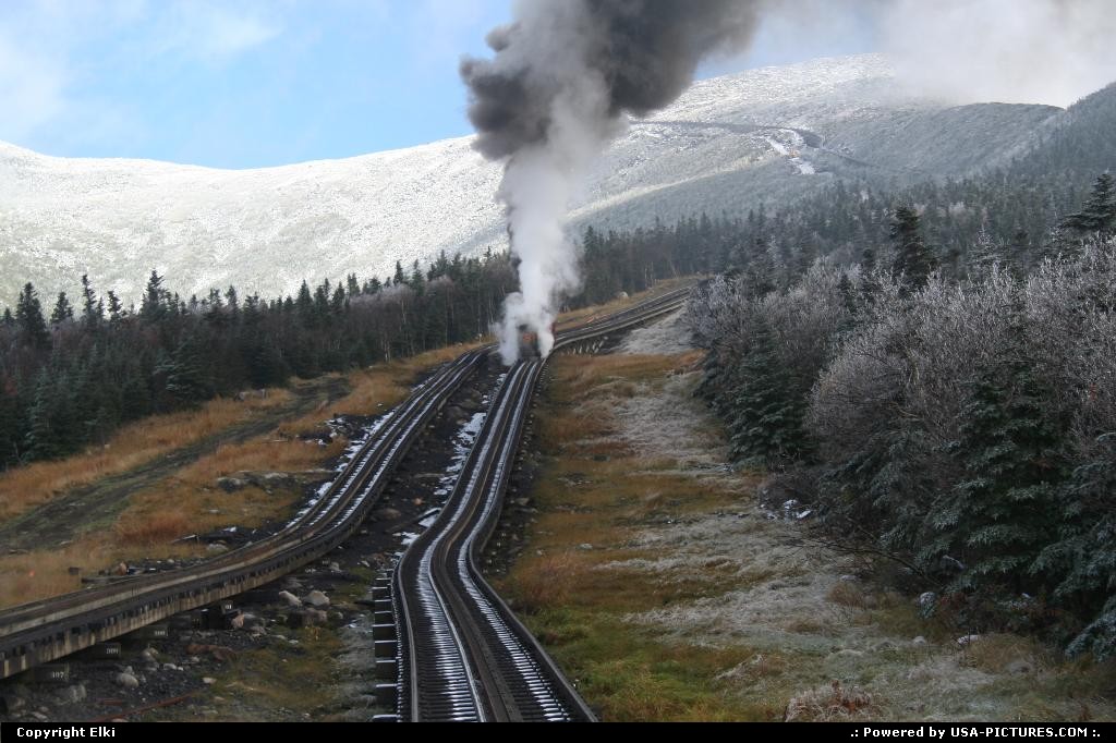 Picture by elki:  New-Hampshire   steam train, train