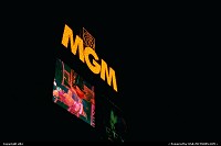 Le MGM Grand, sur le strip, de nuit