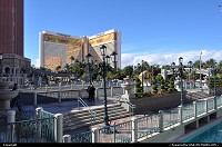 Las Vegas Strip under a great weather, during my last visit in fall 2010. Venetian Resort and Mirage Hotel and Casino on that view.