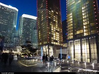 Las Vegas : new buildings near the Bellagio