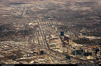 Las Vegas : Overview of Las Vegas before landing