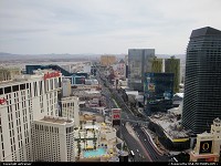 Nevada, Overview of the Strip from the top of the Eiffel tower.