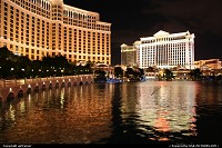 Las Vegas : Les Fontaines du Bellagio... avant le spectacle.